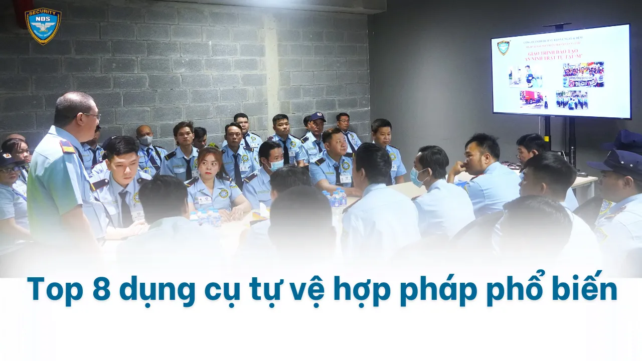 Top 8 dụng cụ tự vệ hợp pháp phổ biến