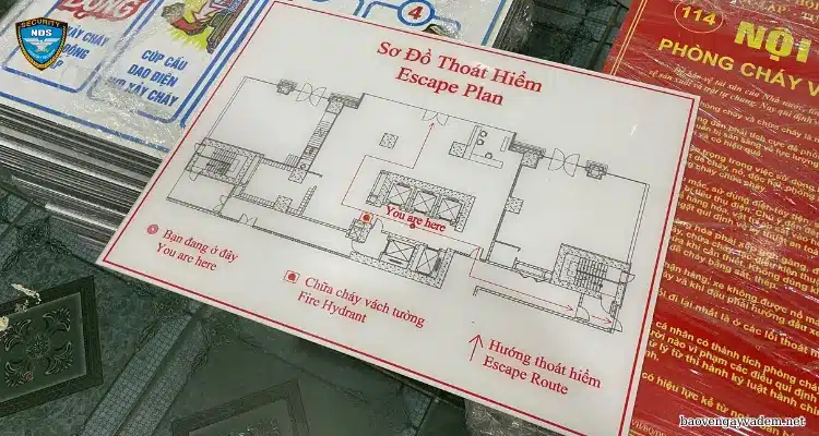 Sơ đồ thoát hiểm nhà xưởng