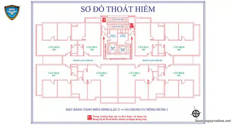 Sơ đồ thoát hiểm nhà xưởng