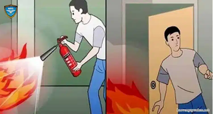 kỹ năng thoát hiểm khi có cháy
