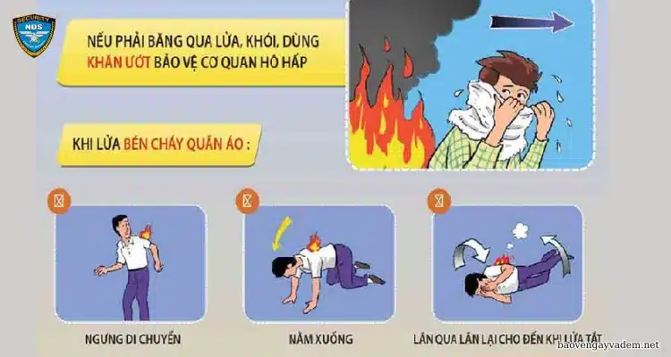 kỹ năng thoát hiểm khi có cháy