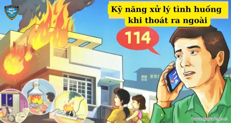 kỹ năng thoát hiểm khi có cháy