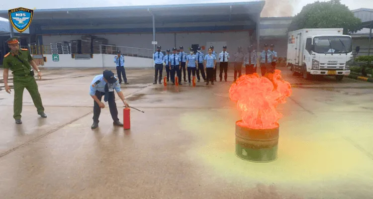 diễn tập PCCC bảo vệ