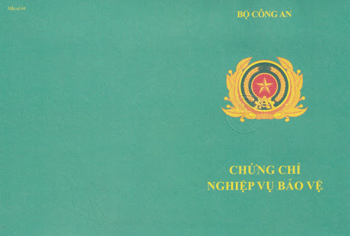  chứng chỉ bảo vệ an ninh do Bộ Công an cấp
