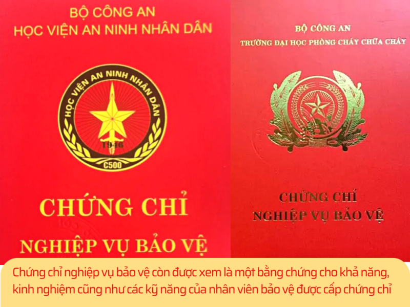 Tìm hiểu về chứng chỉ bảo vệ an ninh do Bộ Công an cấp